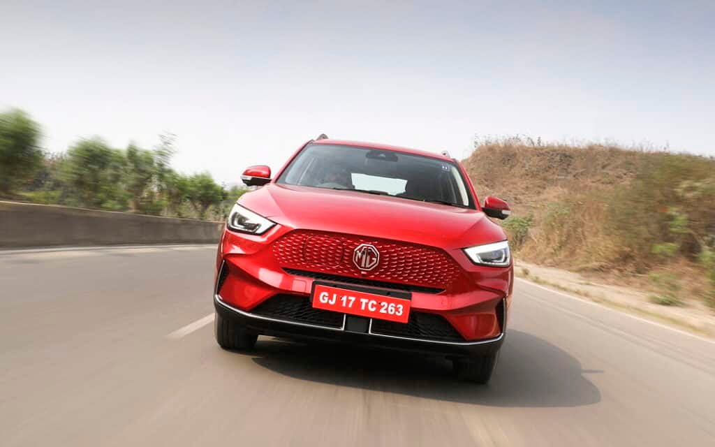 mg electric car price in india